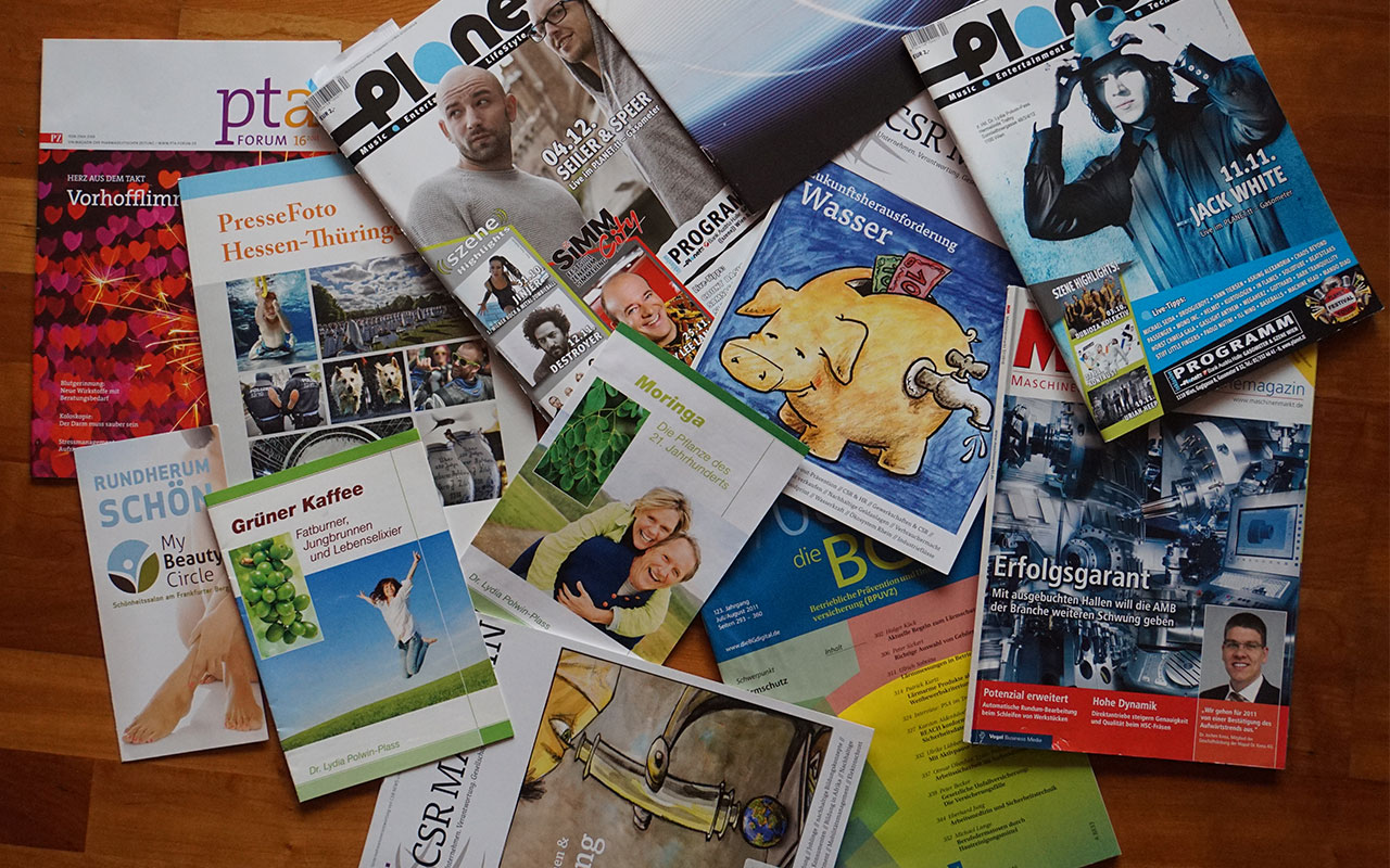 Kundenmagazine & Flyer